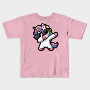 Dabbing Unicorn Kids T-Shirt